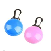 Pet Travel Access 2Pack Colourful Clip On Safety Night Light Collar Keychain Led Waterproof Walking Lights For Dogs And Cats Pink Blue Dog Collars