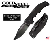 Cold Steel 4" Folding Knife Recon 1 Clip Point CPM S35VN Steel Tri-AD Lock 27BC