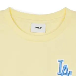 【MLB】童裝 長袖T恤 洛杉磯道奇隊(7ATSB0141-07YEL)
