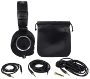 Audio Technica ATH-M50X Gaming Twitch Streaming Youtube Headphones