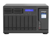 QNAP 12 Bay NAS Intel Xeon W-1250 6-core 3.3 GHz 16G DDR4 2 x M.2 22110/2280 NVMe PCIe Gen3x4 slots 4x2.5GE 2 x10GBASE-T WOL 3 xUSB3.2 Hot-swappable