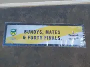 Bundaberg Rum Official Spirit of the NRL Rubber Backed Bar Mat Runner FREE POST