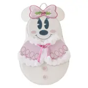 Disney Mickey & Minnie Pastel Snowman Zip Wallet Coin Purse 6x4in