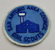 Girl Scouts San Antonio Area Council Vintage Patch with Alamo and Hemisfair New