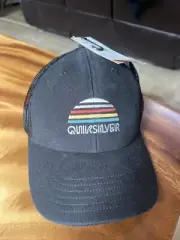QUIKSILVER Men's Trucker Surf Surfing Hat ''Stringer Cap'' - One Size - Black