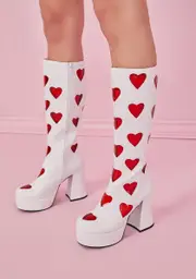 [Sugar Thrillz] Cherry Retro Romance Go Go Boots