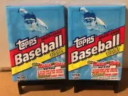1992Topps Baseball 2 Packs Look For Topps gold Series Cards (Manny Ramiez)