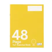 48pages 9in. x 7in. Exercise Book 55GSM 8mm Rule