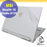 在飛比找PChome24h購物優惠-MSI Stealth 16 Studio A13V 筆電機