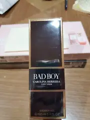 Carolina Herrera Men's Bad Boy Shower Gel Perfumed 100ml 3.4oz NEW Sealed