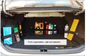 Car Trunk Storage Fixing Elastic Belt Organizer Tapes Fire Extinguisher Fixed