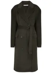 Acne Studios Double-breasted Wool-blend Coat - Dark Grey - 8 8
