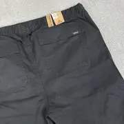 Prana Pants Mens XXL Black High Rock Stretch Twill Tapered Fit Belted Hiking NEW