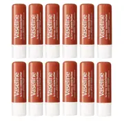 12x Vaseline Lip Therapy Lip Balm Cocoa Butter 4.8g