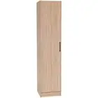 Nova 1-Door Multi-Purpose 5-Tier Cupboard Storage Cabinet - Light Sonoma Oak