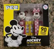 PEZ Disney MICKEY MOUSE GIFT SET 90 YEARS OF MAGIC Collectible New
