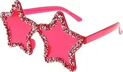 Happy Birthday Glasses Unique Star Rimless Sunglasses Disco Parties Halloween and Fun Festival Celebrations