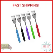 4 PC Telescopic Fork Extendible Campfire Marshmallow Roast Sticks Hot Dog Dinner