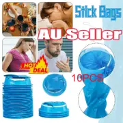 Disposable Vomit Bags Sickness Travel Plane Motion Car Bus Sea Sick Sealable CF