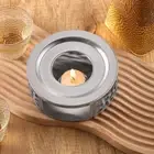 Teapot Warmer, Brushed Stainless Steel Tea Warmer With Tealight Holder, Silv AUT