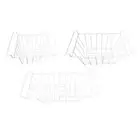 Freezer Basket Deep Divider Wire Storage Basket for Home Dormitory Apartment