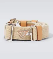 [Prada] Prada Canvas belt Inch 44 beige