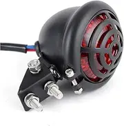 Turn Signal Indicator Retro Tail Light LED Signal Light Bracket Housing Holder for Bobber Sportster Motorcycle Red Running Light Scooter (Color : Black, Size : 1)