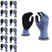 Cordova 6893XS Cor-Touch Foam 13-Gauge Gloves, Gray Nylon Shell, Black...