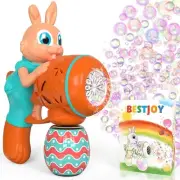 Automatic Bubble Maker Machine Bunny Rabbit Party Easter - Battery Operated
