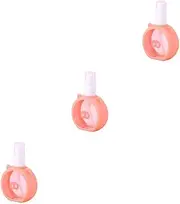 BEALIFE 3 Set of 55ML Travel Empty Bottle Refillable Leakproof Spray Pressing Pump Mist Essential Oil Dispenser Container Red, Red 3Set