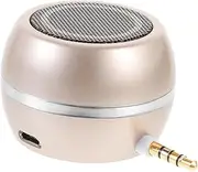 Holibanna Plug Speaker for Laptop Phone Tablet Loudspeaker Box with Compact Design Built Battery for Desk Use Finish