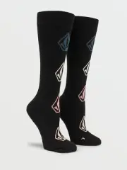 VOLCOM Women's Snow Socks SHERWOOD SOCK - BLK - Size M/L - NWT