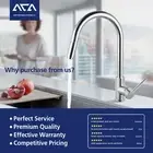 ACA Brass Chrome 360°Swivel Pull Out Kitchen Mixer Tap Laundry Sink Basin Faucet