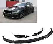 Front Bumper Lip Splitter Protector Replacement for 5 Series G30 G31 M Sport 540i M550i 2017-2020, Lower Valance Chin Lip Spoiler Splitter Protector Body Kit, Gloss Black