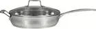 Scanpan Impact Sauté Pan, 28 cm, Silver, Stainless Steel, Dishwasher Safe