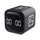 Cube Timer 5/10/30/60 Minutes and Countdown Kitchen Timer (Black)