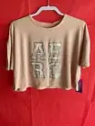 Aeropostale Crop Top And Stretchy Black Shorts. L