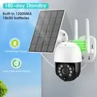 Wireless WiFi IP Camera Solar Powered Energy Outdoor Security Home CCTV Camera