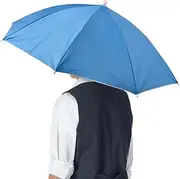 Umbrella Hat | Waterproof Hands Foldable Umbrella Cap | UV Protection Umbrella Cap Adjustable Headwear for Fishing Golf Camping Beach Gardening Sunshade Outdoor