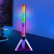 Diyeeni Smart LED Light Bars, RGB Lights with 16M Colors - RGB Desk for Room, Music Sync, APP Control, Rechargeable Sound Control with Tripod for Gaming Party Desk