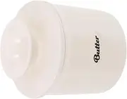 HOMOBABE Ceramic Butter Dish with Lid Large Capacity Butter Keeper for Fridge Porcelain Butter Jar for Storing Cheese and Dairy Products for Home Kitchen