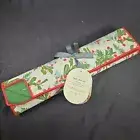 Threshold Christmas Table Runner Reversable Red Berries Green Leaves 14x72” NEW