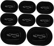 TINEASUR 8pcs Car Door Bumper Guards Durable Shock Absorber Protectors for Car Doors Easy Adhesive Installation Reliable Collision Protection Long Lasting Material