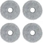HMHAMA Replacement Accessories Kits for Dreame L20 Ultra Robot Vacuum Cleaner, 4 Mop Pads