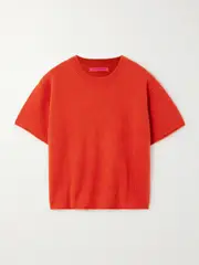 [The Elder Statesman] The Elder Statesman - Cashmere Sweater - Red - x small x small Red