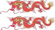 CLISPEED 2pcs Dragon Shaped Cloth Patch Embroidered Sew Patch Patches Clothes Jacket Accessories Sewing Hat Decoration Coat Appliques Embellishments Fabric