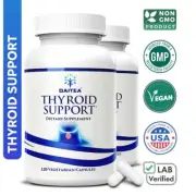 L-Tyrosine - 120 Capsules - Supports thyroid balance-Non-GMO
