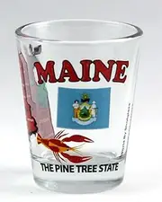 Maine The Pine Tree State All-American Collection Shot Glass