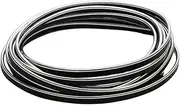 JUMPLAWN Car Interior Trim Strip Flexible Auto Seal Decorative Moulding Electroplating Silver for Stylish Interior Decoration Compatible with All Car Models
