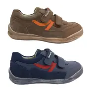 Boys Shoes Surefit Danny Leather Casuals Hook and Loop Straps Flat Sole